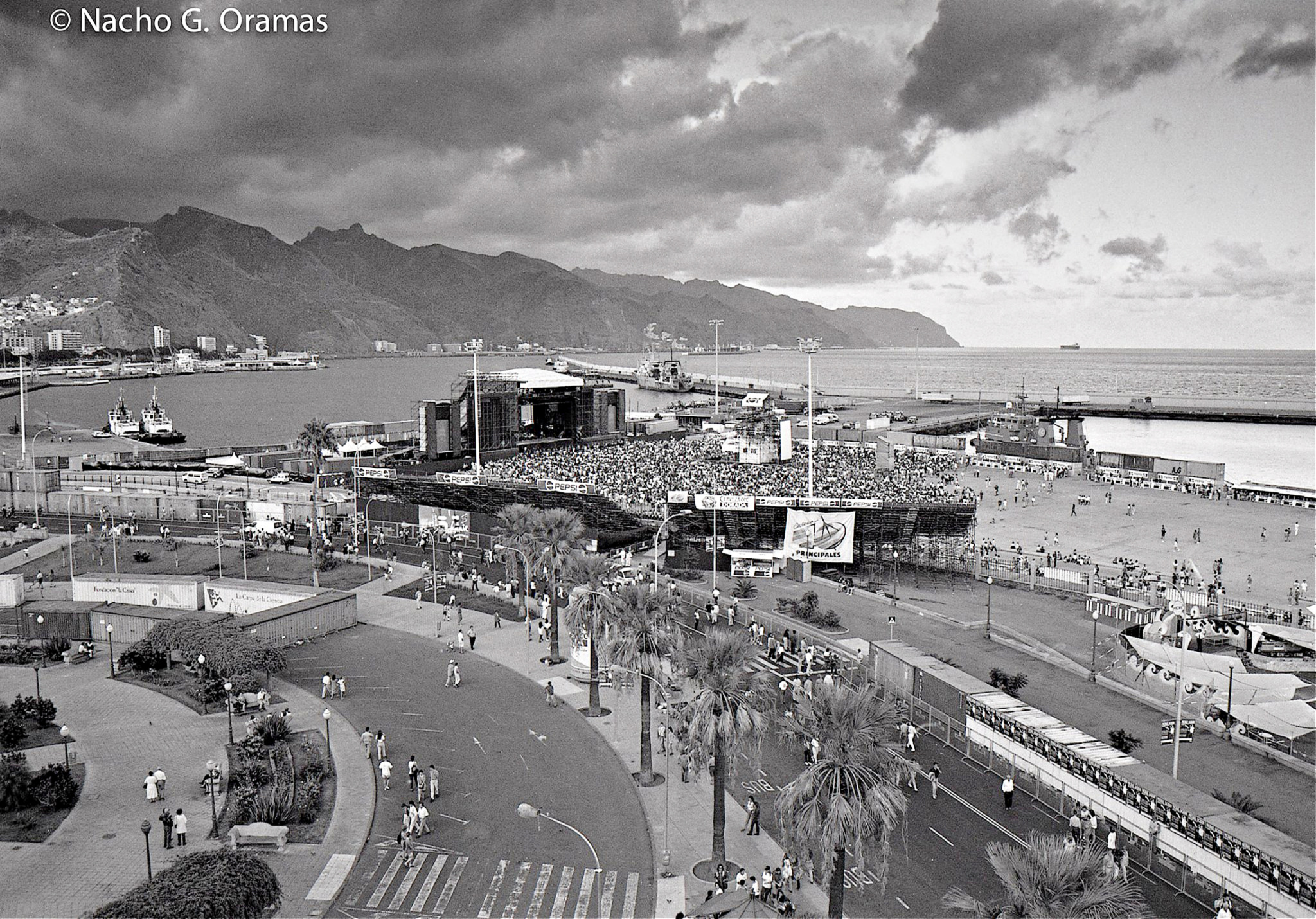 Concierto de Michael Jackson en Tenerife, en 1993