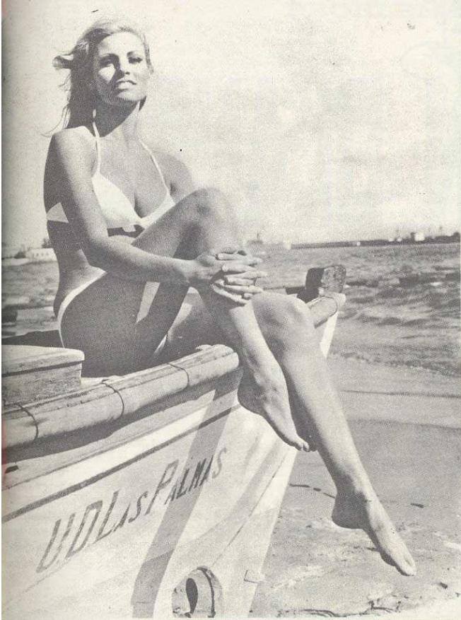 Raquel Welch en Canarias